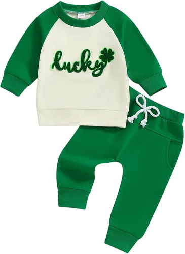 Miniatura 250 de Adobabirl Conjunto de sudadera y pantalones de Halloween para bebé, sudadera y pantalones con parche de calabaza para Halloween, otoño, ropa de bebé