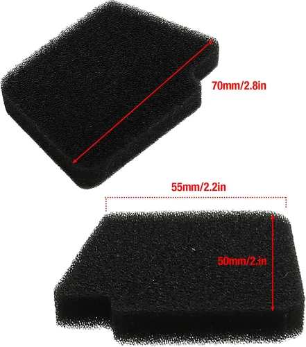Miniatura 4 de 4 piezas de repuesto de filtro de aire 545146501 para sopladores Poulan BVM200FE BVM210FA BVM210VS SM210VS GBV345 para sopladores Craftsman