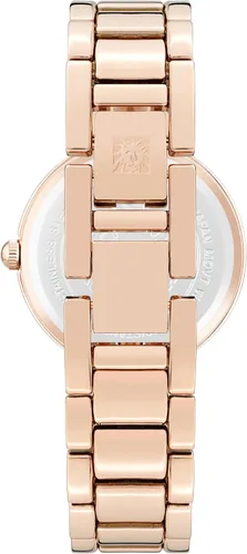Miniatura 3 de Anne Klein Reloj de pulsera con esfera de diamante genuino para mujer