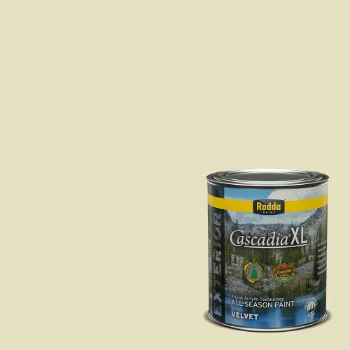 Miniatura 108 de Rodda Paint CASCADIA XL Pintura e imprimación satinada exterior en uno, cuarto de galón, Cantera