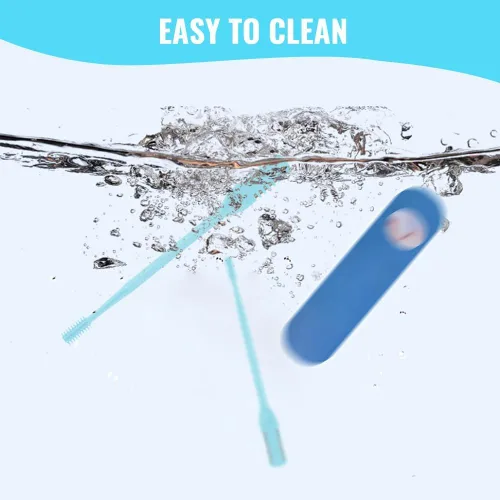 Miniatura 2 de Cortador de vello nasal 2 en 1 mejorado, herramienta de eliminación de vello de fosa nasal de doble cara, recortadora manual de vello de nariz
