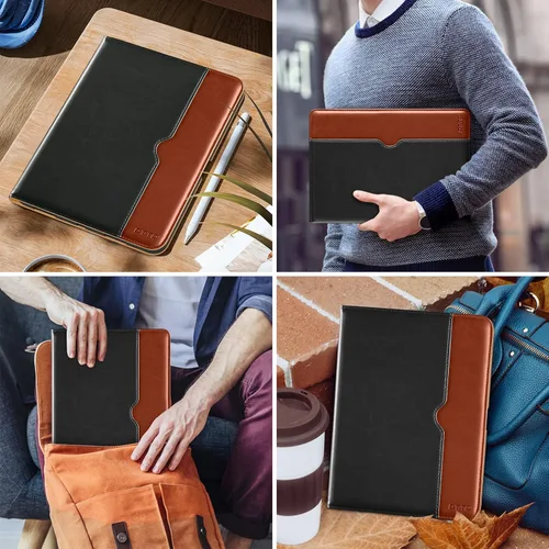 Miniatura 7 de DTTO para iPad Pro 12.9 6ª / 5ª / 4ª / 3ª generación Funda 2022/2021/2020/2018, Funda de cuero tipo folio con soporte integrado para lápiz Apple