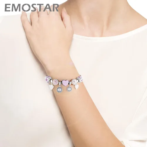Miniatura 5 de EMOSTAR Dijes para el día de San Valentín, nudo celta, lápiz labial rojo, I Love You, conciencia sobre el autismo, magnolia, niño y niña enamorada