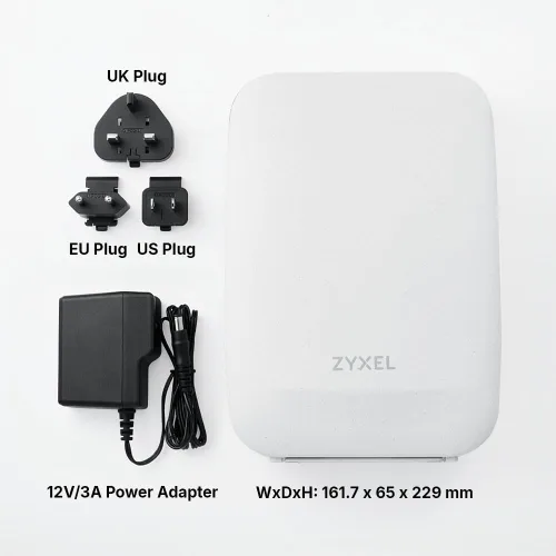 Miniatura 3 de Zyxel Firewall de enrutador de seguridad 2Gbps Dual-WAN Puertos multiconcierto 2.5G WiFi 6 AX6000 Nube nebulosa Hasta 5 usuarios Paquete Elite de 1
