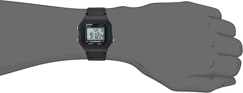 Miniatura 5 de Casio plástico negro watch-w-217h-1avef