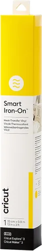 Miniatura 9 de Cricut Smart 2008695 - Vinilo termotransferible para planchar, 1 lámina, 13.0 in x 3.0 ft, blanco, (3 pies), 2008695