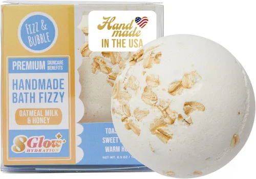 Miniatura 12 de Fizz & Bubble Bomba de baño artesanal hidratante prémium para adultos, mujeres, niños y regalos - Mojito de menta
