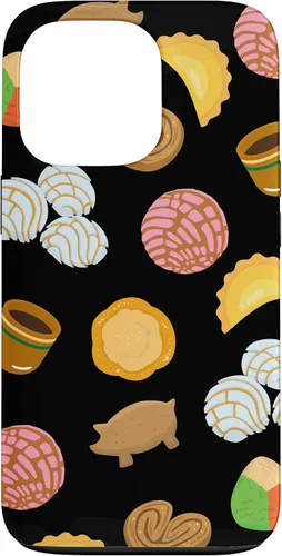 Miniatura 9 de Conchas Pan Dulce Pattern Black Phone Case Latina Gift Case Case for iPhone 17