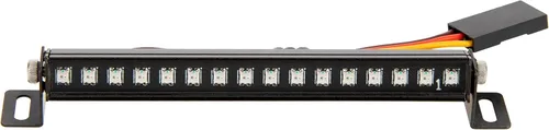 Miniatura 5 de MEUS RACING TRX4M Barra de luz de techo con 16 cuentas, 8 modos de luz para TRX4M Defender Bronco K10 F150 1/18 RC Crawler piezas de actualización