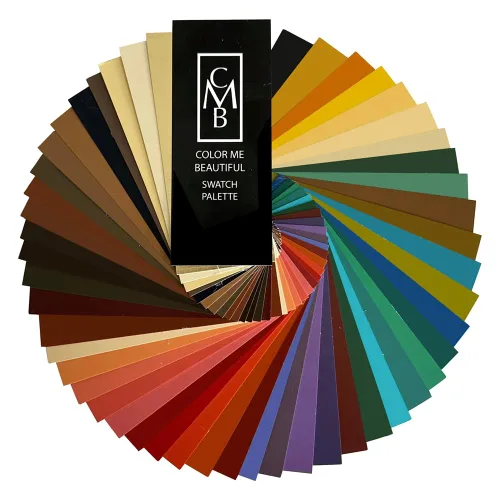 Abanico de Colores de Otoño por Color Me Beautiful, la autoridad líder en análisis de color. Tu Guía de Color para ropa y accesorios. Los 48 mejores