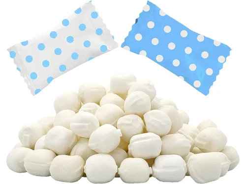 Miniatura 14 de Fruidles Big Dots - Menta para después de la cena, sin grasa, certificado Kosher, envueltas individualmente (rosa brillante, 55 piezas)