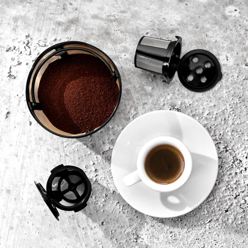 Miniatura 8 de 2 tazas K reutilizables y filtro de café para Keurig K-Duo caliente y helado, cafetera de una sola porción y jarra con tecnología MultiStream (Gen 2)