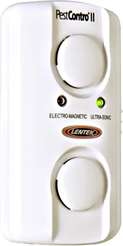 PestContro Repelente electromagnético ultrasónico de plagas, control de insectos y roedores no letales, diseño de altavoz doble, tecnología de