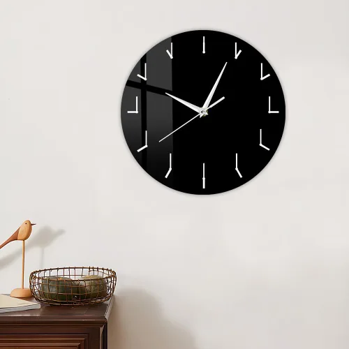 Miniatura 6 de The Geeky Days Reloj de pared moderno simple reloj redundante reloj redondo decorativo reloj de pared arte creativo decorativo silencioso reloj