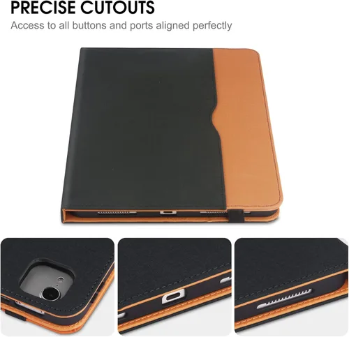 Miniatura 4 de Funda para iPad Air de 5ª/4ª generación 2022/2020, para iPad Air de 10.9 pulgadas, con soporte para lápiz integrado y correa de mano, apagado