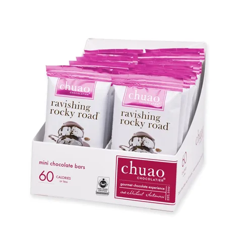 Miniatura 11 de Chuao Chocolatier Barras de Chocolate Negro Picante Maya Chocolate Artesanal Gourmet de Canela y Cayena Sin Conservantes Paquete de 24