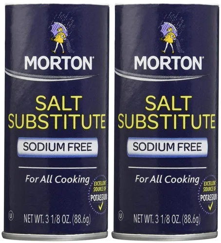 Morton Sustituto de sal, 3.12 oz, paquete de 2