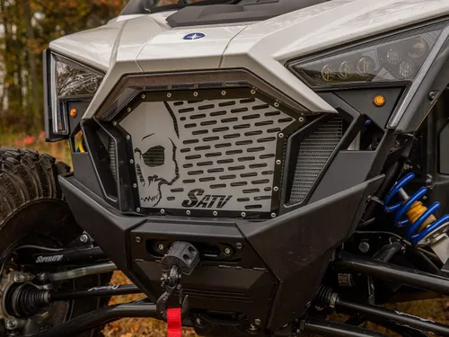Miniatura 2 de SuperATV Inserto de rejilla estilo calavera para Polaris RZR PRO XP/PRO XP-4/2022-2024PRO R/PRO R 4/2022-2024 Turbo R/Turbo R4 2022-2024 Acero