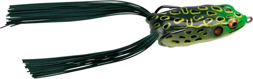 Miniatura 2 de BOOYAH Pad Crasher Topwater Bass Pesca Hueco Cuerpo Rana Señuelo con ganchos sin malas hierbas Rana toro