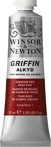 Miniatura 14 de Winsor & Newton Griffin Alkyd - Pintura al óleo de secado rápido, tubo de 1.25 onzas líquidas, Siena quemada