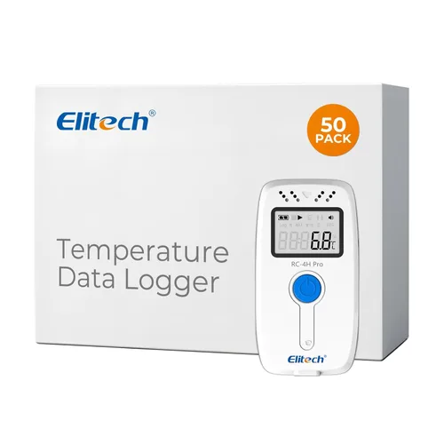 Miniatura 8 de Elitech RC4– Grabadora registradora de datos de temperatura con sensor externo de temperatura RC-4 64000Puntos
