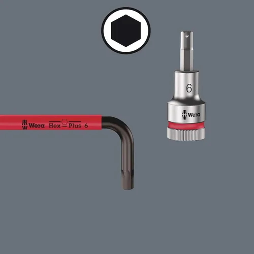 Miniatura 8 de Wera Tools 05073593001 950 SPKL/9 SM N SB Juego de llaves hexagonales de brazo largo, talla única, multicolor