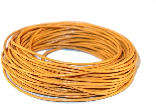 Miniatura 5 de Cordones de cuero redondos de 0.039 in para collares, fabricación de joyas, 32.8 ft (10.93 yardas) para trabajo de cuentas, proyectos de bricolaje