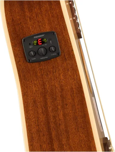 Miniatura 3 de Fender Malibu Player Guitarra Electroacústica, Natural, Diapasón de Nogal