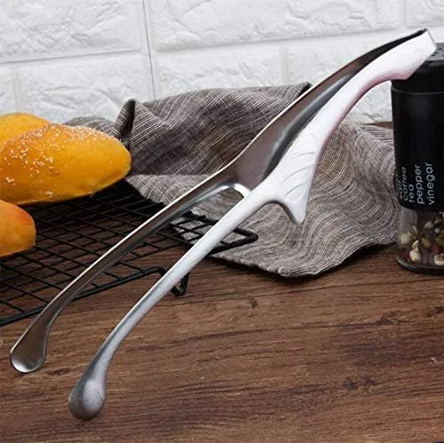 Miniatura 5 de 2 pinzas de acero inoxidable de 7.9 pulgadas para servir alimentos, pinzas de cocina de pie para parrilla, buffet