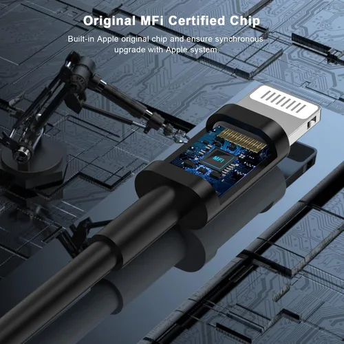 Miniatura 2 de Adaptador Lightning a 30 pines para iPhone, [certificado Apple MFi] Convertidor de carga y transferencia de datos hembra de 8 pines a 30 pines