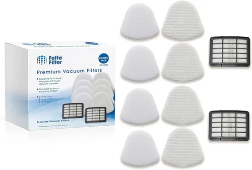 Miniatura 7 de Fette Filter Filtros para Shark Vacuum Navigator Lift-away ZU503AMZ, NV350, NV351, NV352, NV355, NV356E, NV357, NV360, NV370, NV391, UV440, UV490