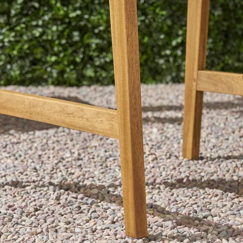 Miniatura 4 de Acacia Wood Adirondack Chairs: Classic Outdoor Seating for Patio & Garden - Natural Wood Set of 2 with 300lb Capacity & Easy Assembly