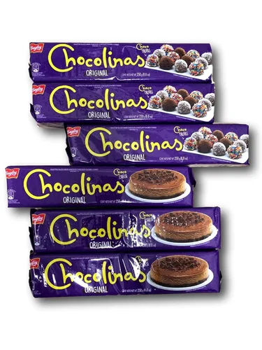Miniatura 2 de Paquete de 6 galletas de chocolate Chocolinas 250 gr/8.8 oz.
