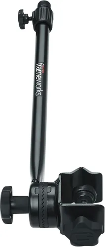 Miniatura 3 de Gator Frameworks Abrazadera ajustable en ángulo Mini diseño entrelazado brazo de pluma de 16 pulgadas (GFW-MIC-CLMPBM16)