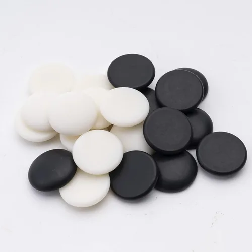 Juego de piedra de melamina convexa individual 361pcs con bolsa de piedra y tablero de ir, juego de mesa de 2 jugadores