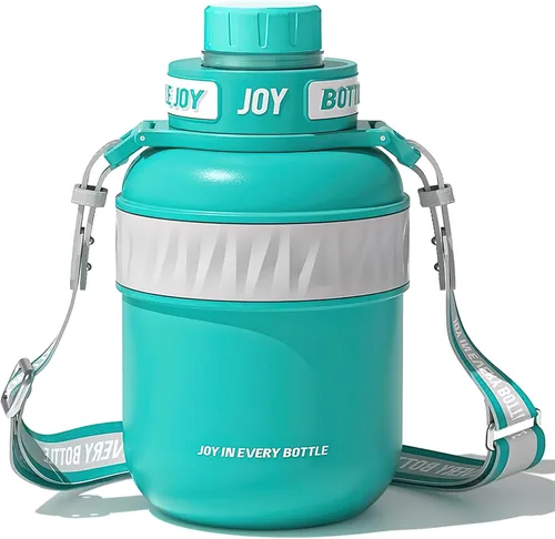 Miniatura 10 de Bottle Joy Botella de agua de acero inoxidable: tapa a prueba de fugas, sorbo perfecto, doble aislamiento, ecológica, apta para lavavajillas