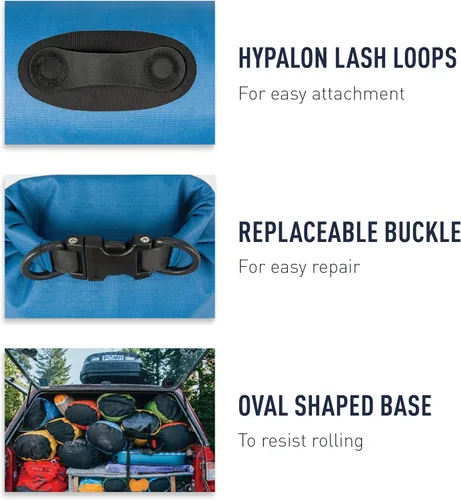 Miniatura 4 de Sea to Summit Big River Dry Bag, Ultra-Durable Roll-Top Dry Storage Azul Real