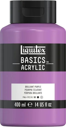 Miniatura 170 de Liquitex BASICS Pintura Acrílica, Botella de 400ml (13.5 oz), Blanco Titanio Titanio Blanco
