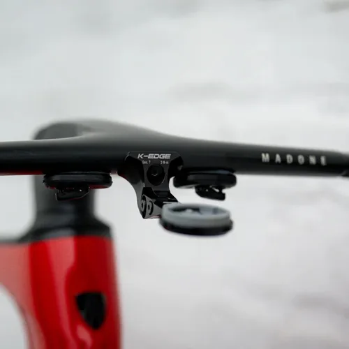 Miniatura 3 de K-Edge Montaje combinado de computadora de bicicleta Madone Gen 7 para dispositivos GPS Wahoo Soporte de computadora de bicicleta duradero