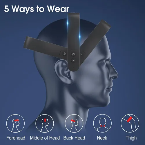 Miniatura 2 de Master Massage Masajeador eléctrico H2 mejorado para masaje de cabeza con calefacción, para cabello más fuerte, más grueso, 10 contactos