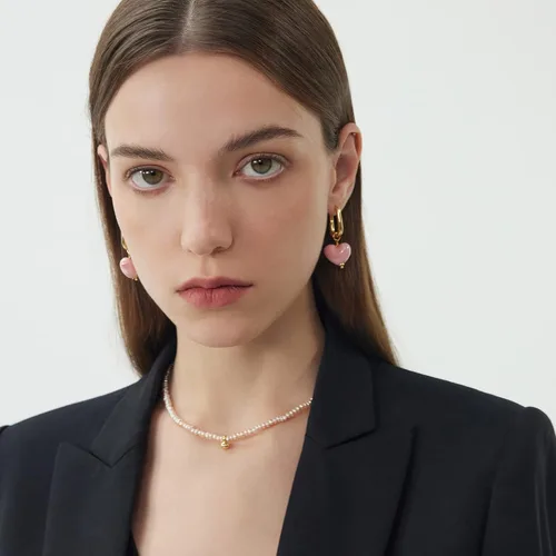 Miniatura 5 de C.Paravano Aretes de aro para mujer Aretes de aro Aretes colgantes para mujer