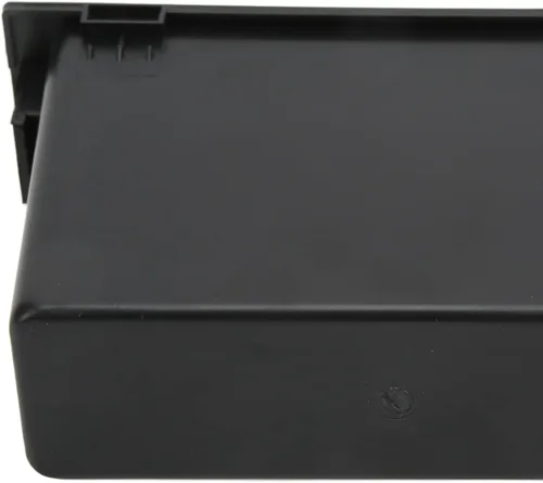 Miniatura 7 de Caja de almacenamiento de radio de audio estéreo para automóvil, organizador de tablero de instrumentos 1DIN, ABS negro, bolsillo de repuesto
