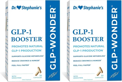 Miniatura 8 de Dr. Stephanie's GLP-Wonder Natural GLP-1 Suplemento potenciador - Controla el hambre y el apetito, combate los antojos - Soporte sin efectos