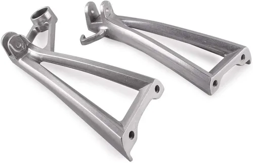 Estriberas de aluminio para motocicleta, soporte para reposapiés compatible con Yamaha YZF R6 2003-2005 R6S 2003 2004 2005 2006 2007 2008 ?Plata