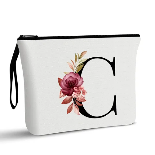 Miniatura 9 de Vavabox A-Z Bolsa de Maquillaje Personalizada, Regalos de Cumpleaños para Mujeres y Mamá, Regalos para la Mejor Amiga, Bolsa de Cosméticos