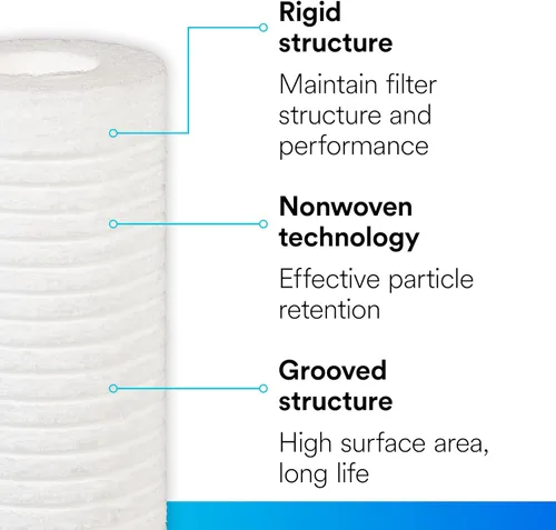 Miniatura 4 de Filtrete Filtro de Agua Ranurado para Toda la Casa de Capacidad Estándar, 5 Micrones, Filtro Universal, Filtro de Inserción Estilo Sumidero, 2