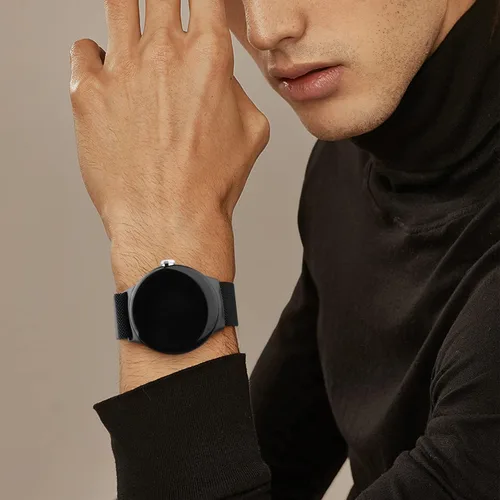 Miniatura 6 de Correa de metal para Google Pixel Watch 3 de 1.614 pulgadas/Pixel Watch 2/Pixel Watch para mujeres y hombres, correa de repuesto de malla de acero