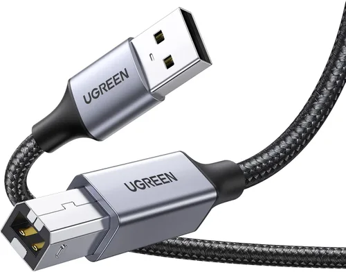 Miniatura 8 de UGREEN Cable de impresora, USB A a B de 6 pies, cable de escáner USB B trenzado de nailon compatible con Epson, Canon, HP, Brother, Dell, Samsung