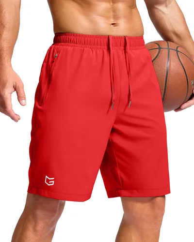 Miniatura 11 de G Gradual Pantalones cortos deportivos para correr para hombre con bolsillos con cremallera, de secado rápido, de 7 pulgadas, 5 pulgadas, 9