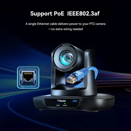 Miniatura 7 de Cámara PTZ iuZee Zoom óptico 20X Sala de Conferencia USB3.0 HDMI 1080P 60FPS Gran Angular para Videoconferencia Reunión de la Iglesia Transmisión